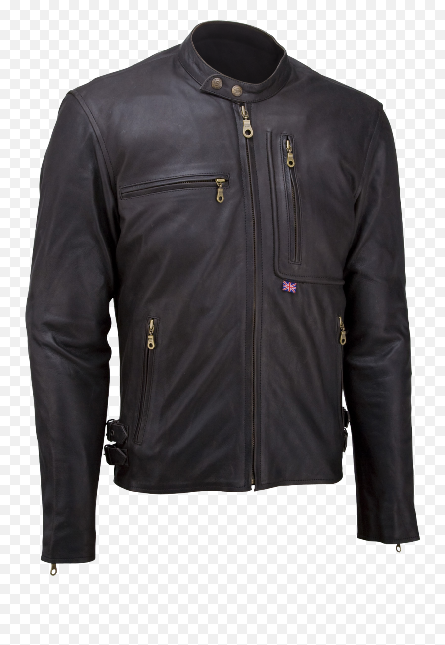 Motorcycle Leather Jacket With Style - Long Sleeve Png,Belstaff Icon Jacket