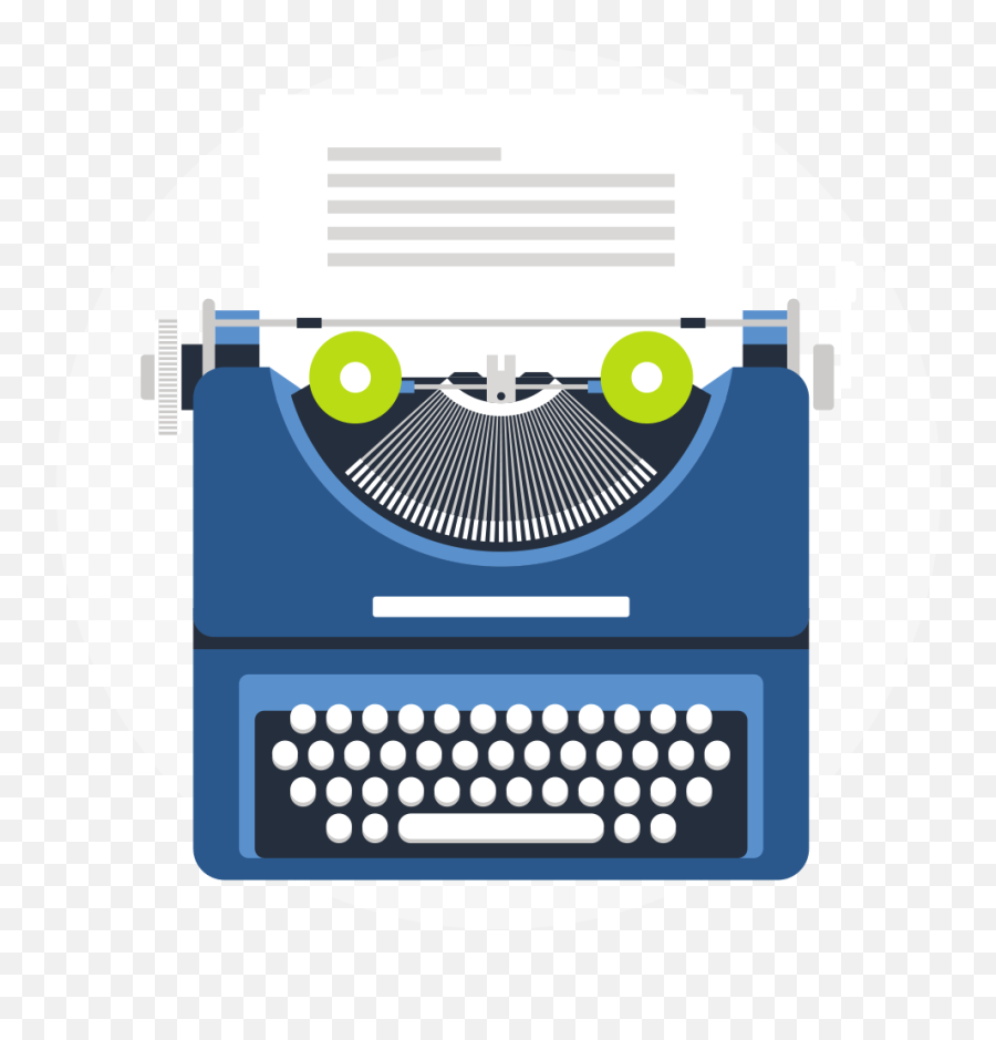 Content Marketing Blogging And Copywriting - Slamdot Typewriter Vector Illustration Png,Typewriter Icon