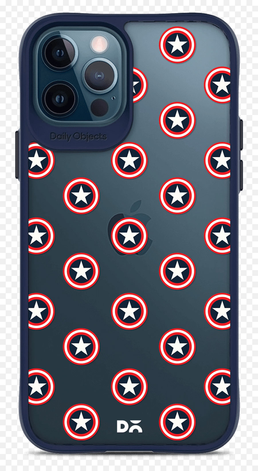 Dailyobjects Captain Star Icon Blue Hybrid Clear Case Cover - Mobile Phone Case Png,Star Icon Blue Png