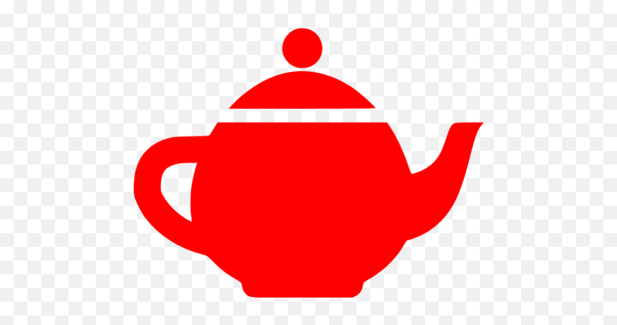 Red Teapot Icon - Goodge Png,Teapot Png