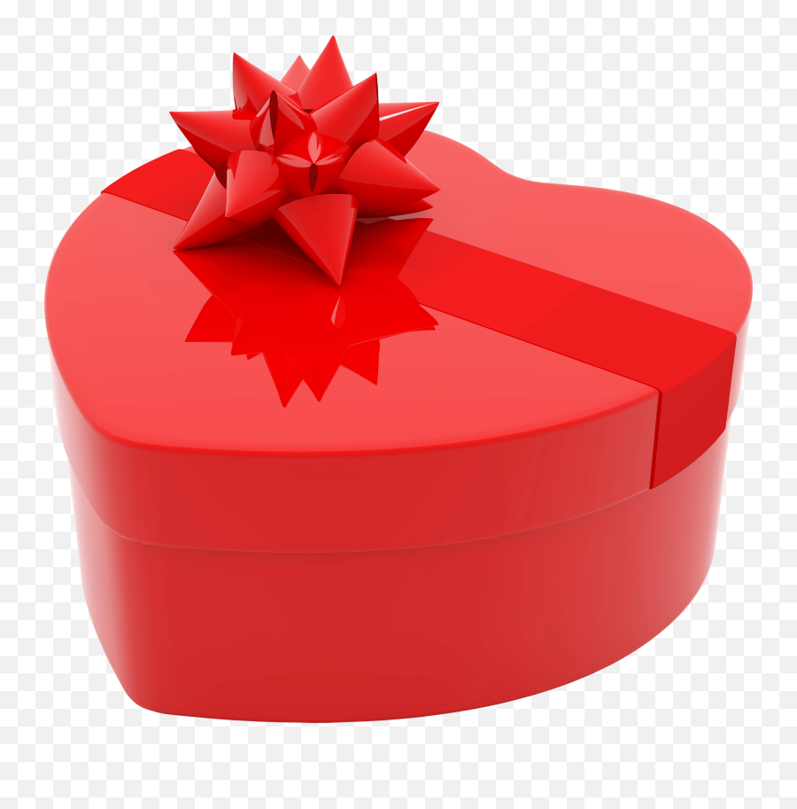 Heart Red Gift Transparent Png - Valentines Day Gift Boxes,Gift Transparent