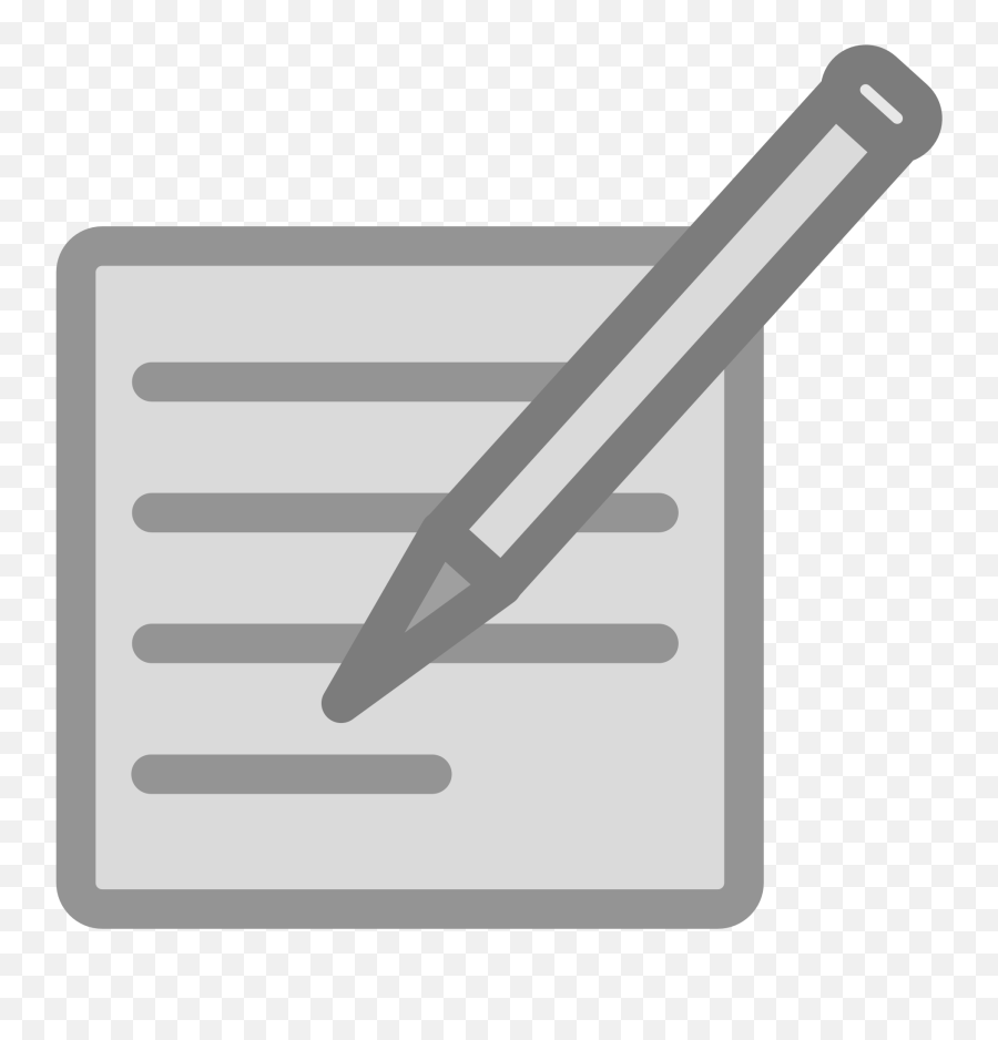 Write Document Icon - Openclipart Fill Out Form Logo Png,Document Icon Vector