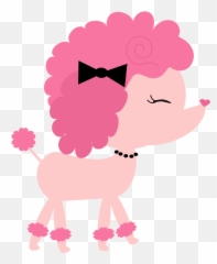 Paris Dog Transparent Png - Pink Poodle Clipart,Paris Png