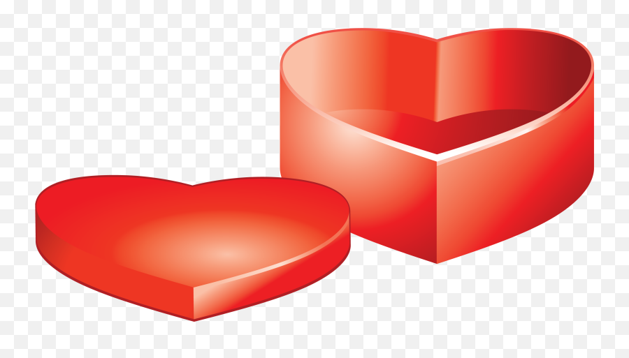 Red Heart Gift Box Png - Romantic,Free Vector Heart Icon