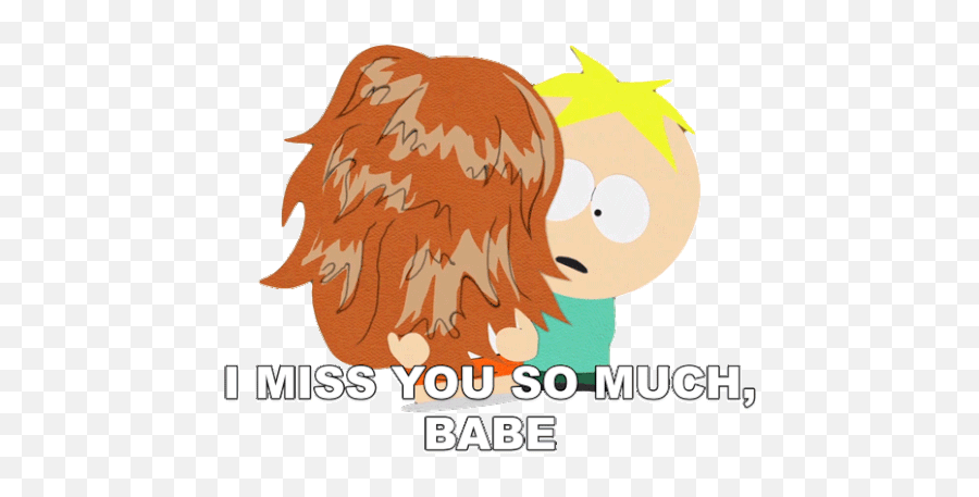 I Miss You So Much Babe Lexus Martin Sticker - I Miss You So Lexus Martin South Park Fanart Png,Dylan O'brien Icon Tumblr