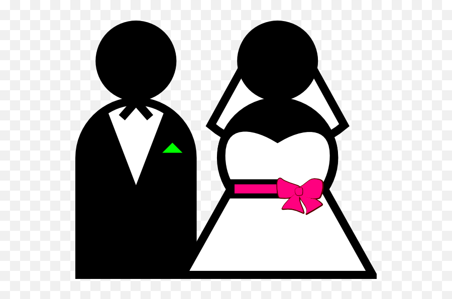 Clipart Wedding Groom Transparent - Silhouette Vector Bride And Groom Png,Groom Png