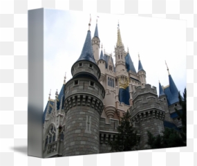Cinderellas Castle Disney World By Megan Funk - png