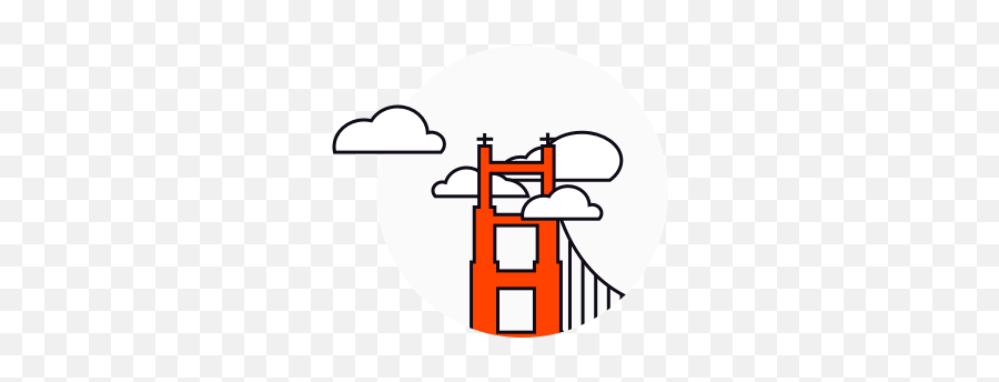 Cartoon Bridge Transparent U0026 Png Clipart Free Download - Ywd Golden Gate Bridge Icon,Golden Gate Bridge Png