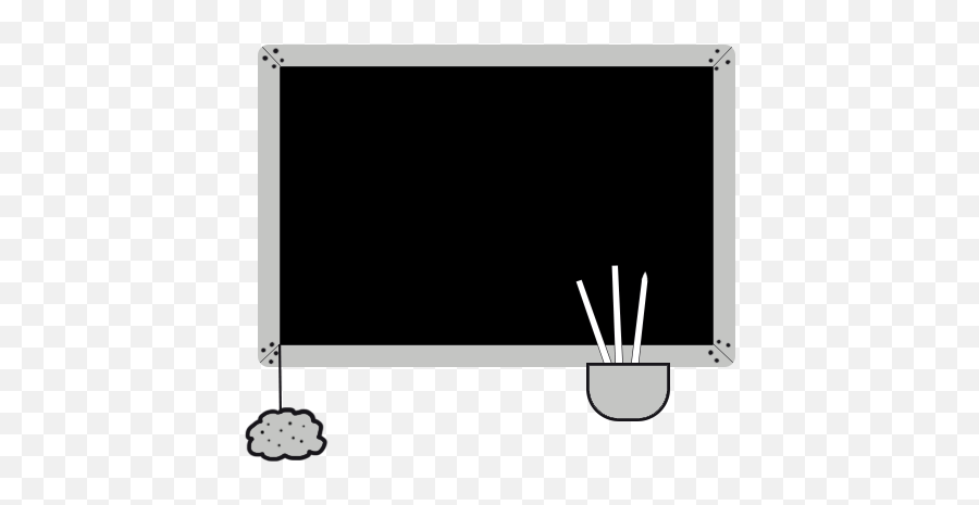 School Clipart - School Pictures Black Board Clipart Black And White Png,Education Clipart Png