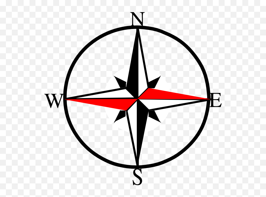 Compass Clipart West - Symbol Of North South East West Png,Compass Transparent Background
