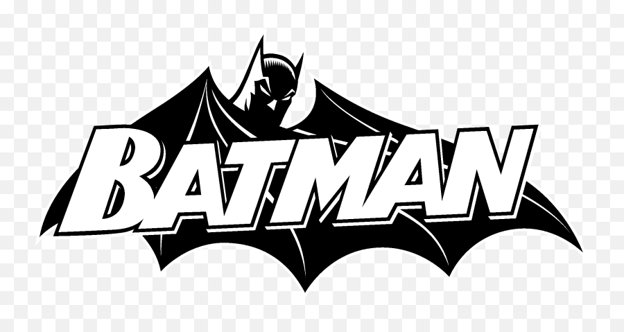 Batman Logo Png Transparent - Logo Batman Black And White,Batman Logo Vector