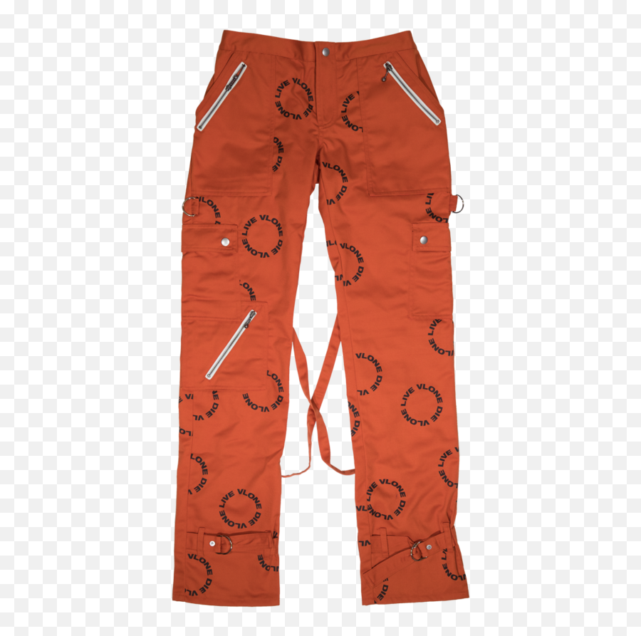 Download Circle Logo Bondage Pants - Orange Vlone Bondage Pants Png,Vlone Logo Png