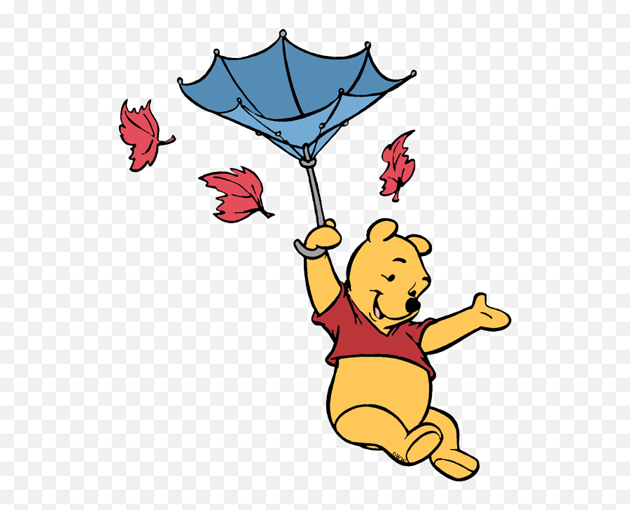 Winnie The Pooh Clip Art 10 Disney Galore - Winnie The Pooh Leaves Png,Fall Clipart Png