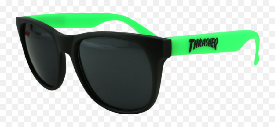 Thrasher Logo Sunglasses Blkgrn - Thrasher Sunglasses Png,Thrasher Logo Transparent