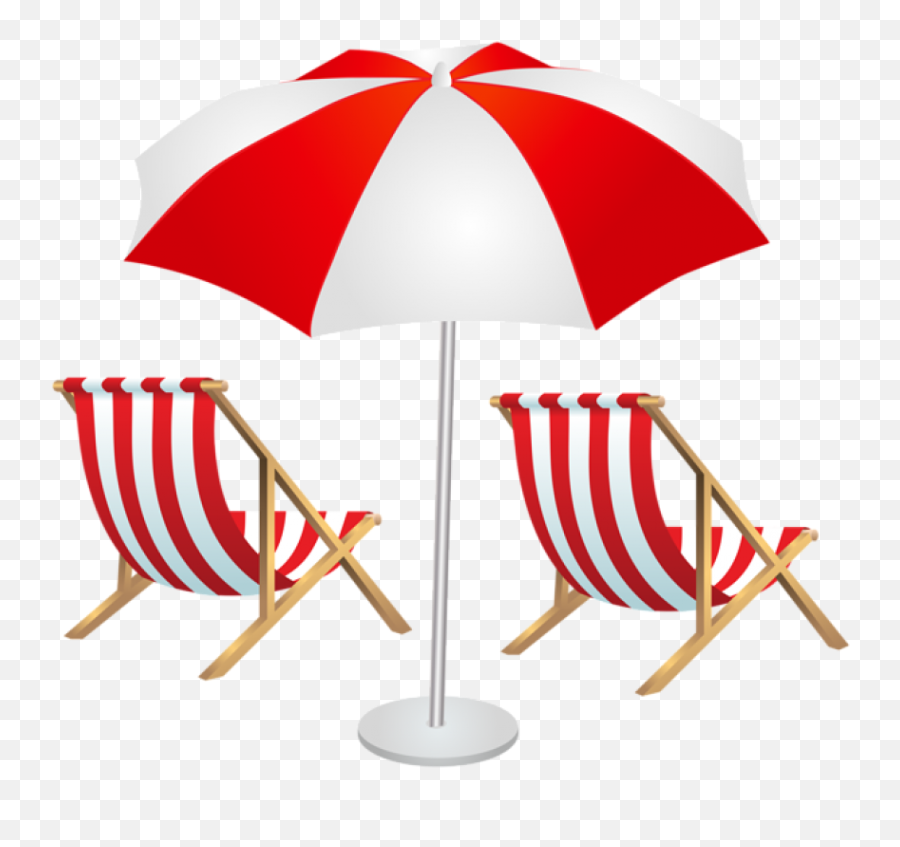 Beach Png Clipart Transparent - Beach Umbrella And Chair Set Clipart,Beach Clipart Png