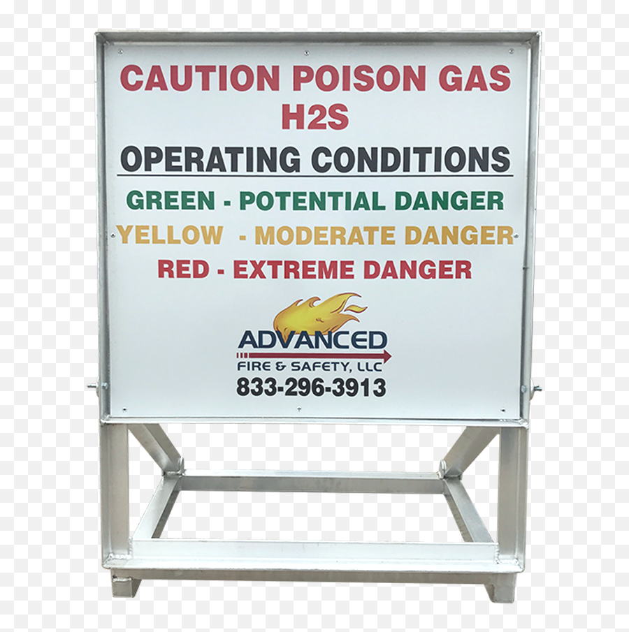 H2s Warning Sign U2014 Advanced Fire U0026 Safety Png Danger