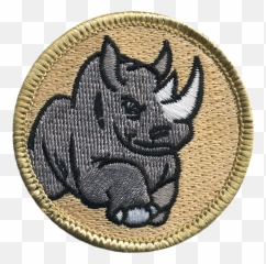 Official Licensed Rhino Patrol Patch - Llama png