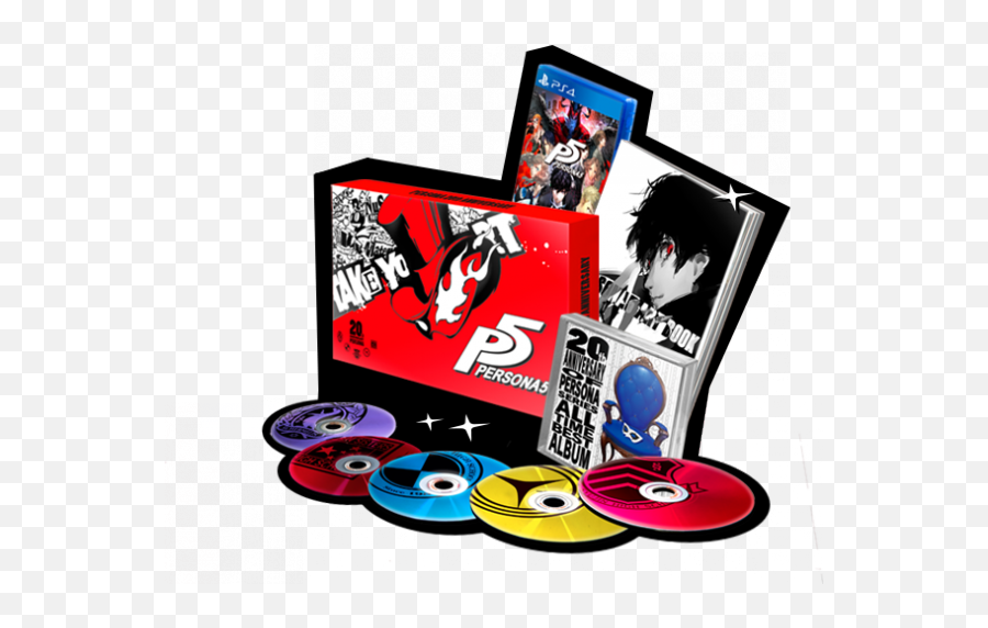 Persona 5 - 20th Anniversary Limited Edition Ps4 Persona 5 20th Anniversary Edition Png,Persona 5 Logo Png