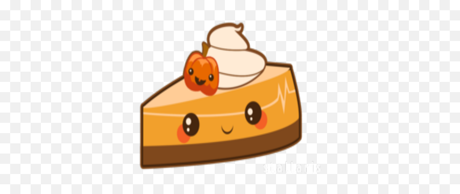 Png Kawaii Pumpkin Pie - Clip Art,Pumpkin Pie Png
