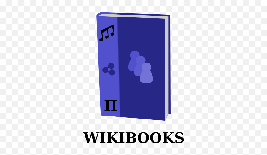 Filewikibooks Standing Textbook En Logosvg - Wikimedia Commons Image Png,Textbook Png