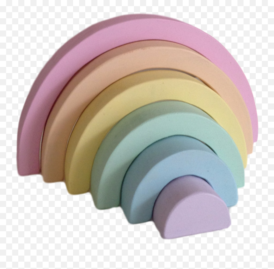 Pastel Stacking Rainbow - Nail Care Png,Pastel Rainbow Png