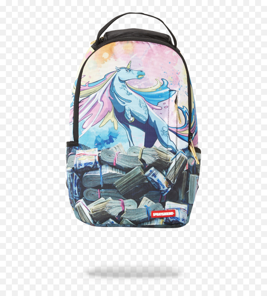 Unicorn Money Rolls Backpack - Sprayground Backpacks Png,Money Roll Png