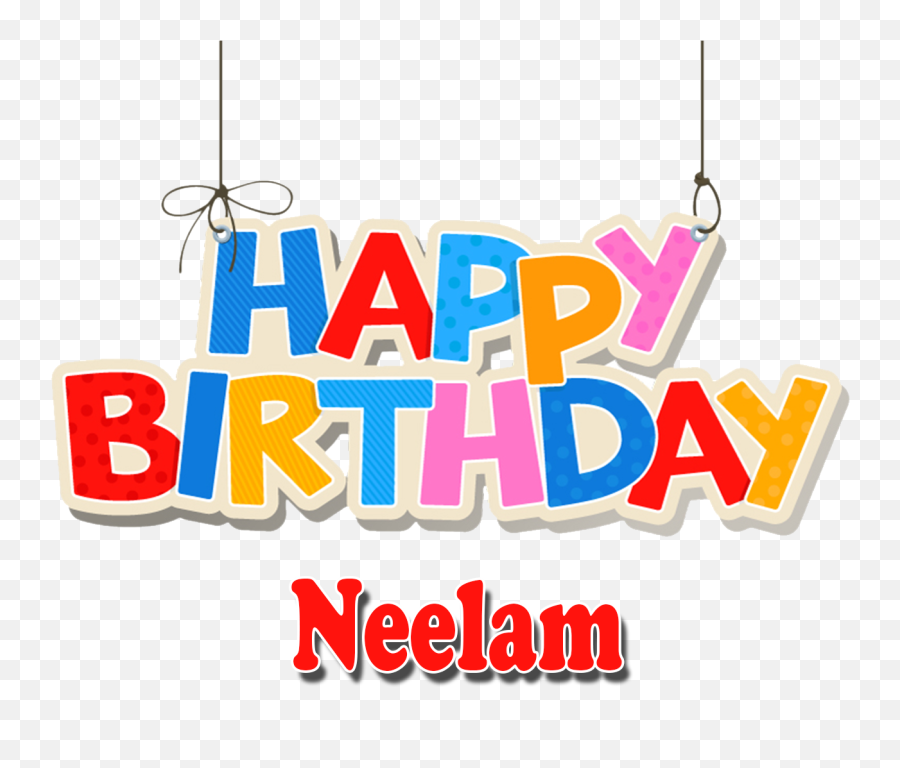 Neelam Png Background Clipart - Happy Birthday Sunny Name,Png Background Hd