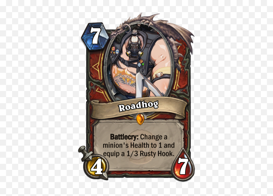 Just For Fun - Four Overwatch Heroes As Class Legendaries Hearthstone New Shaman Hero Png,Roadhog Png