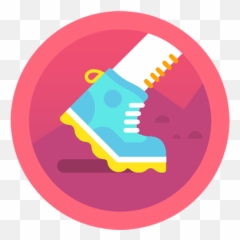 Hiking Boot Badge For Walking - After Trail Shoe Fitbit png