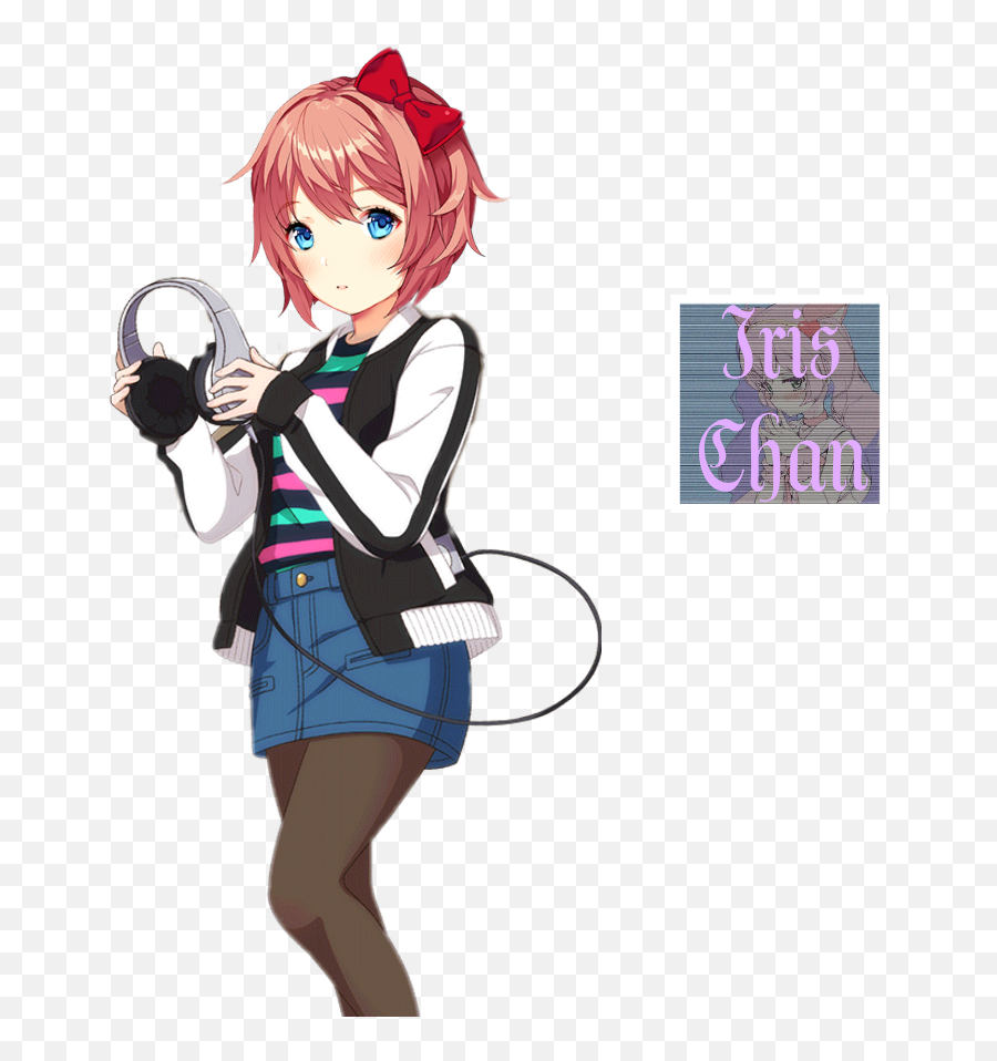 Ddlc Sayori Dokidoki Sprayt Png - Sayori Ddlc Transparent,Sayori Png