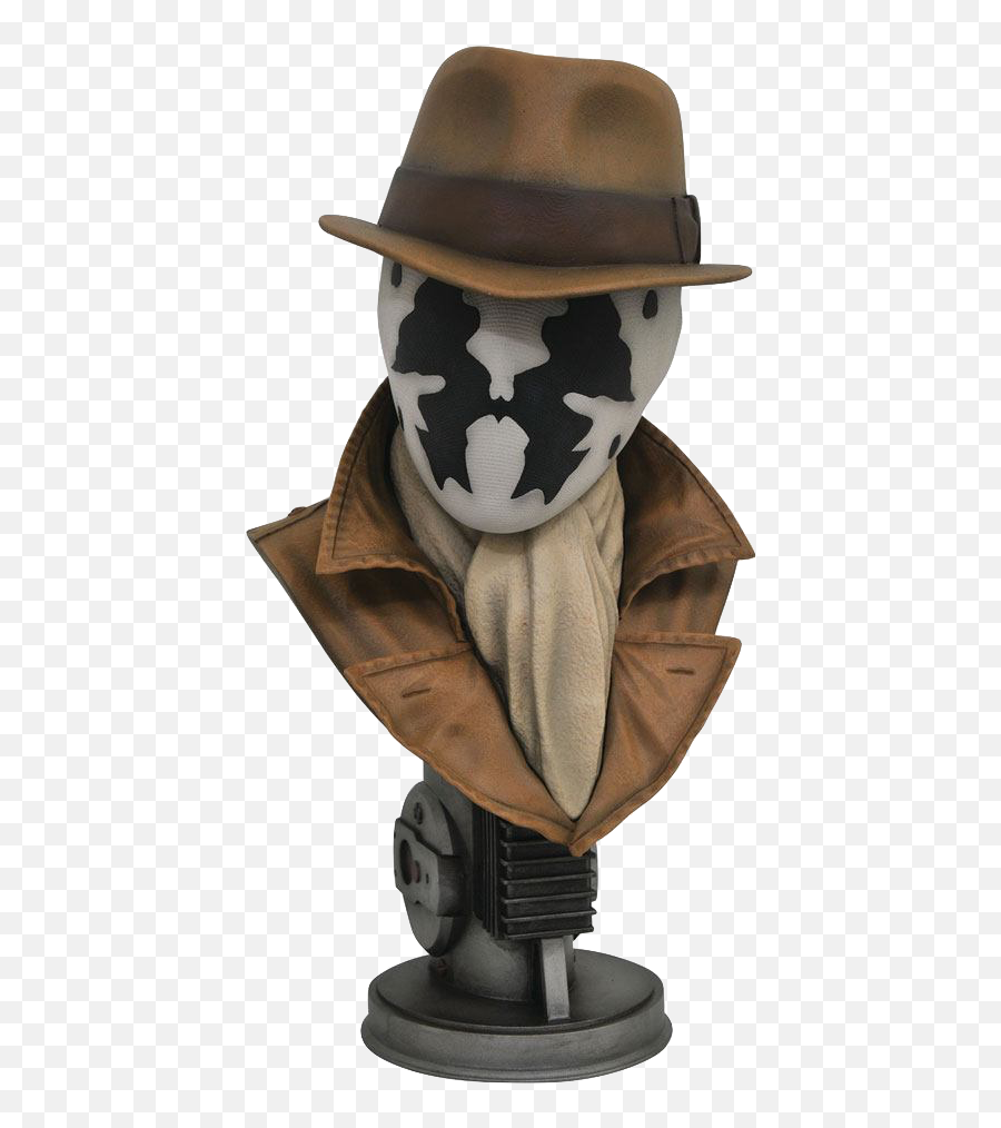 Dc Comics Watchman Rorschach Bust - Rorschach Watchmen Png,Watchmen Png