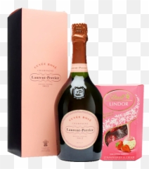 Champagne U0026 Chocolate Pink Gift Set - Price Laurent Perrier Champagne Png,Liquor Bottles Png
