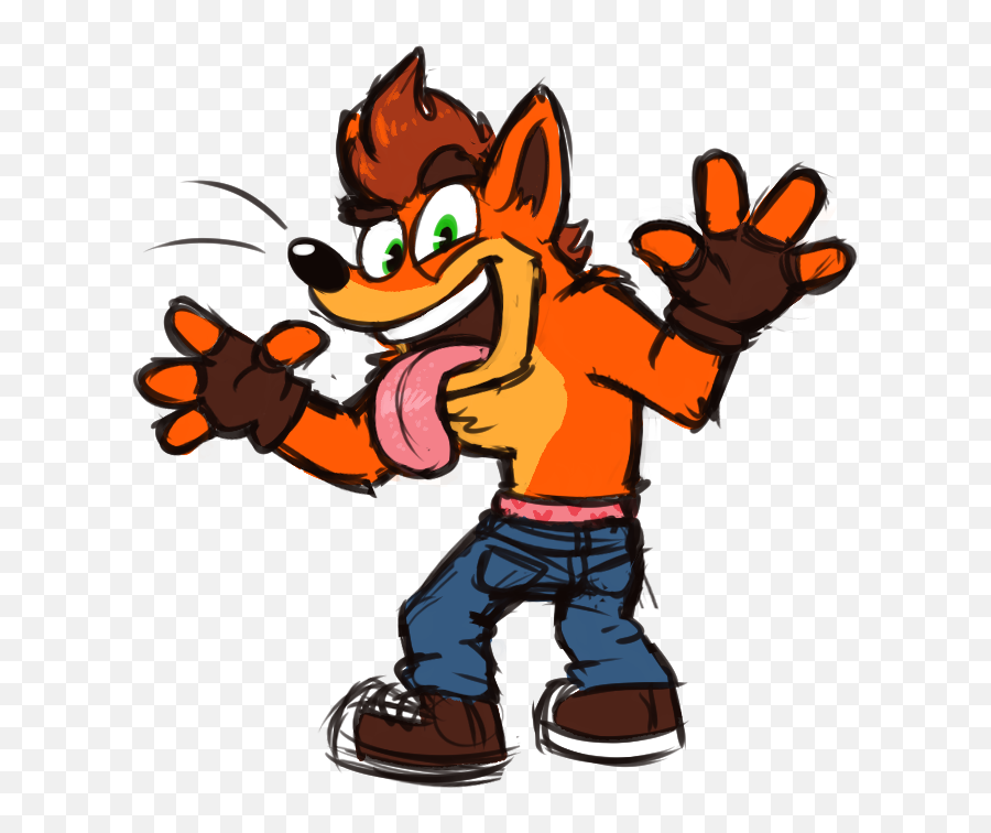 G - Crash Bandicoot Fan Art Png,Crash Bandicoot Woah Png