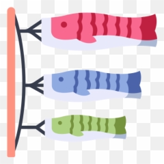 Fish Flag Japanese Carp Koi Japan - Japanese Fish Flag Png,Japanese Flag Png