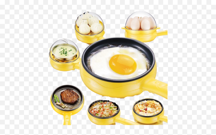 Free Gift Double Layer Egg Omelette Pancakes Electric Non - Stick Frying Pan Steamer Pan Breakfast Omelet Pan Spiegelei Maschine Png,Fried Eggs Png