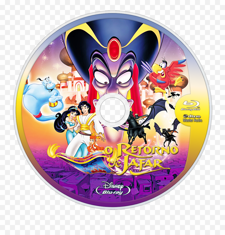 The Return Of Jafar Bluray Disc Image - Aladdin Return Of Jafar Disc Png,Jafar Png