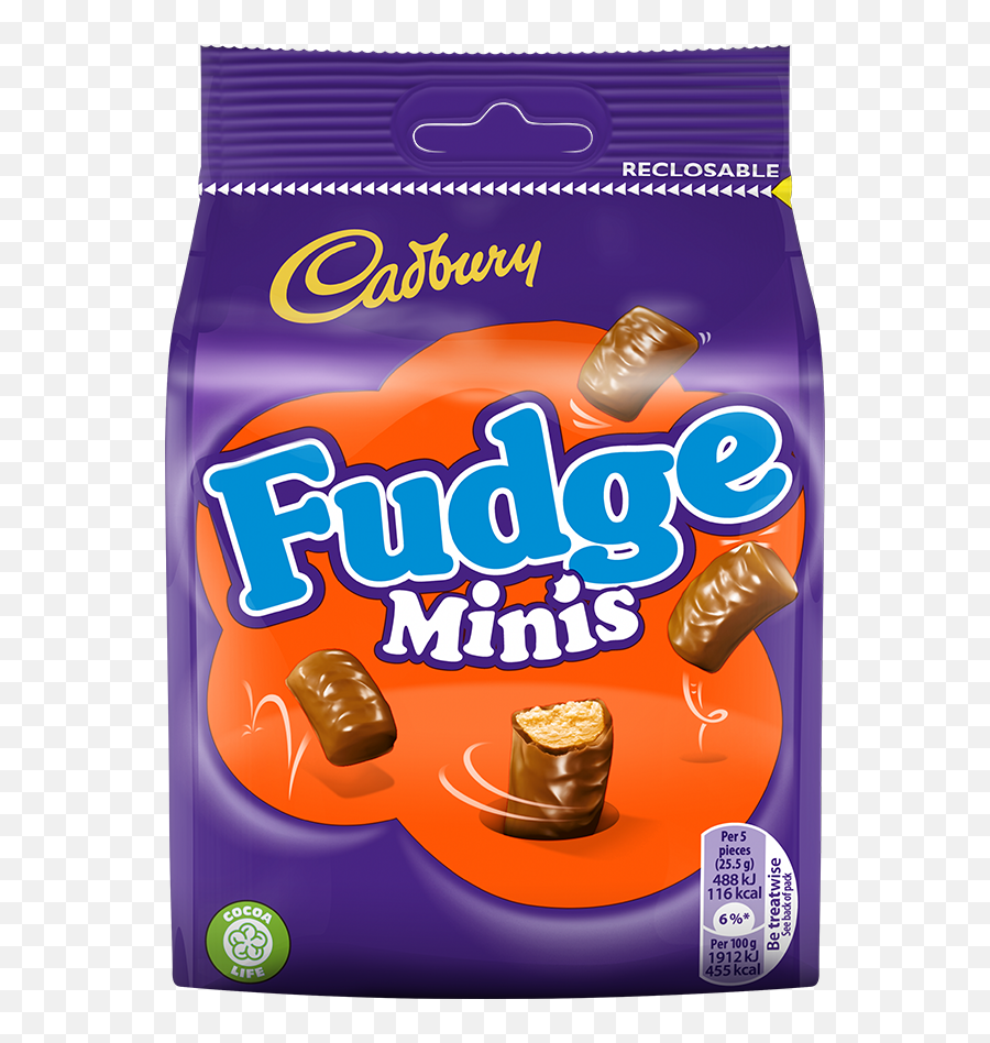 Cadbury Fudge Minis - Cadburys Fudge Png,Fudge Png