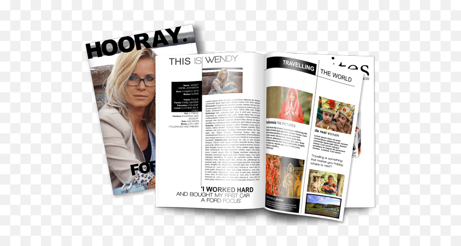 Create A Professional Magazine Design - Birthday Magazine Layout Design Png,Magazine Png
