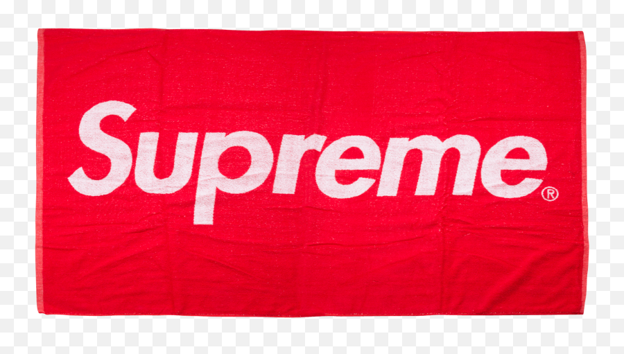 Supreme Logo Beach Towel Png Font