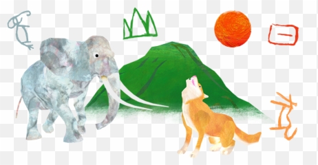 Story Of The Time When Gods First Descended Teamlab - Indian Elephant Png,Could Png