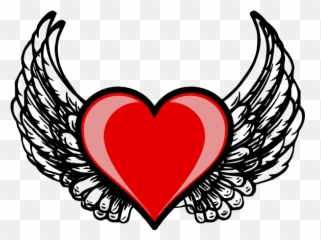 Logo Heart Png - ClipArt Best Love With Wings