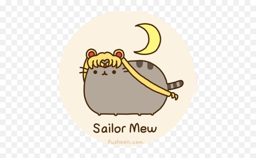 Download Pusheen The Cat Sailor Moon - Full Size Png Image Pusheen Sailor Moon,Pusheen Cat Png