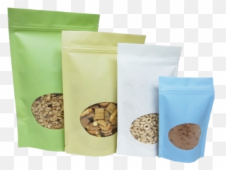 Standing Zipper Pouch Plastic - With png