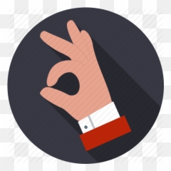 Hand Ok Icons No Attribution Png - Ok Sigh Hand Transparent Background,Okay Png