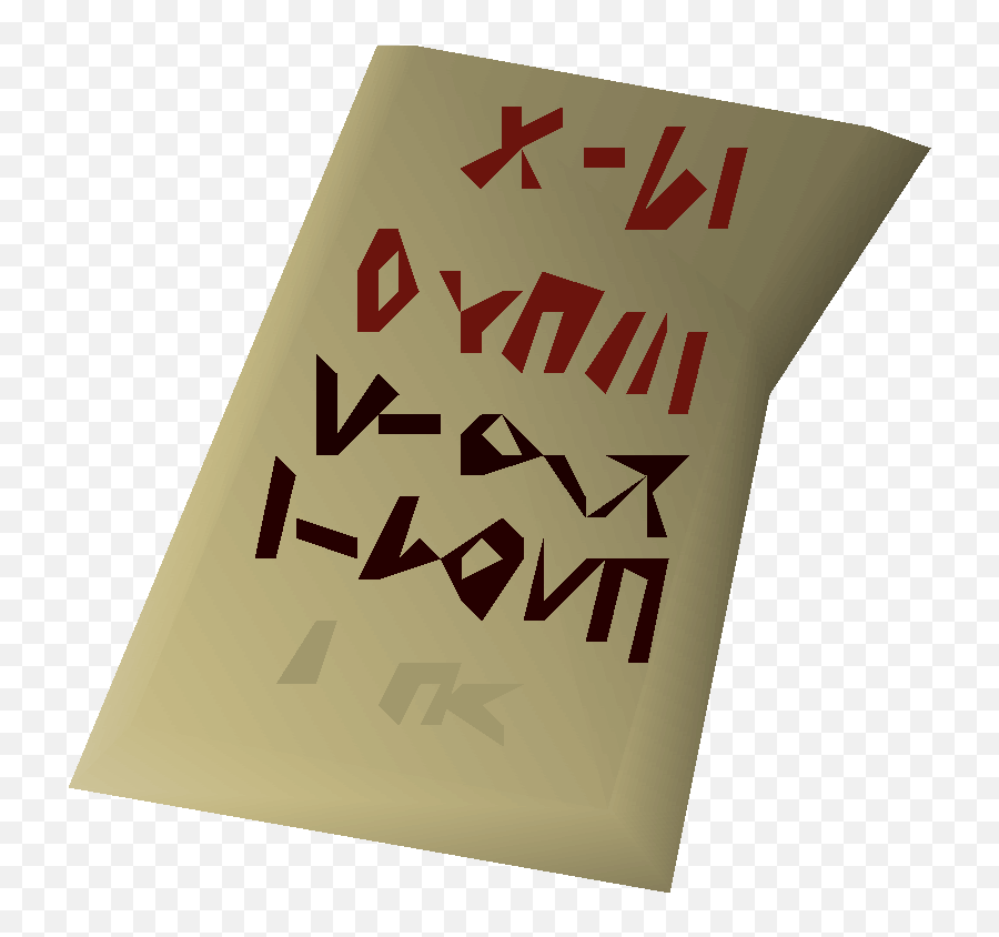 Scrawled Note - Osrs Wiki Scrawled Note Png,Note Png