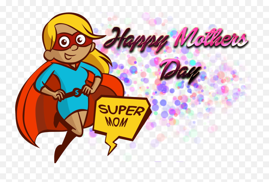 Happy Mothers Day Png Photo Background - Mother In Cartoon Happy Mother Day Cartoon,Happy Mothers Day Png