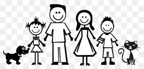 Desenho Familia Feliz Png Transparent - Desenho Familia Feliz Png,Familia Png