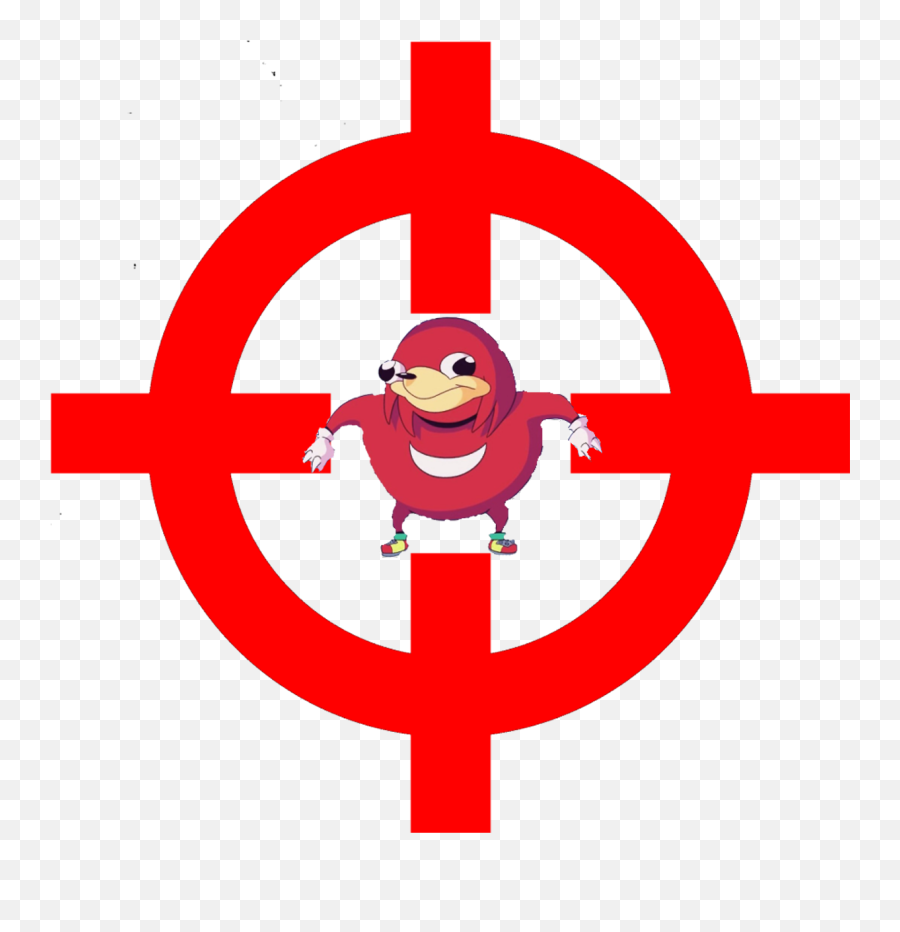 Ugandan Knuckles - 25 Yard Zero Target Transparent Png London Underground,Knuckles Png