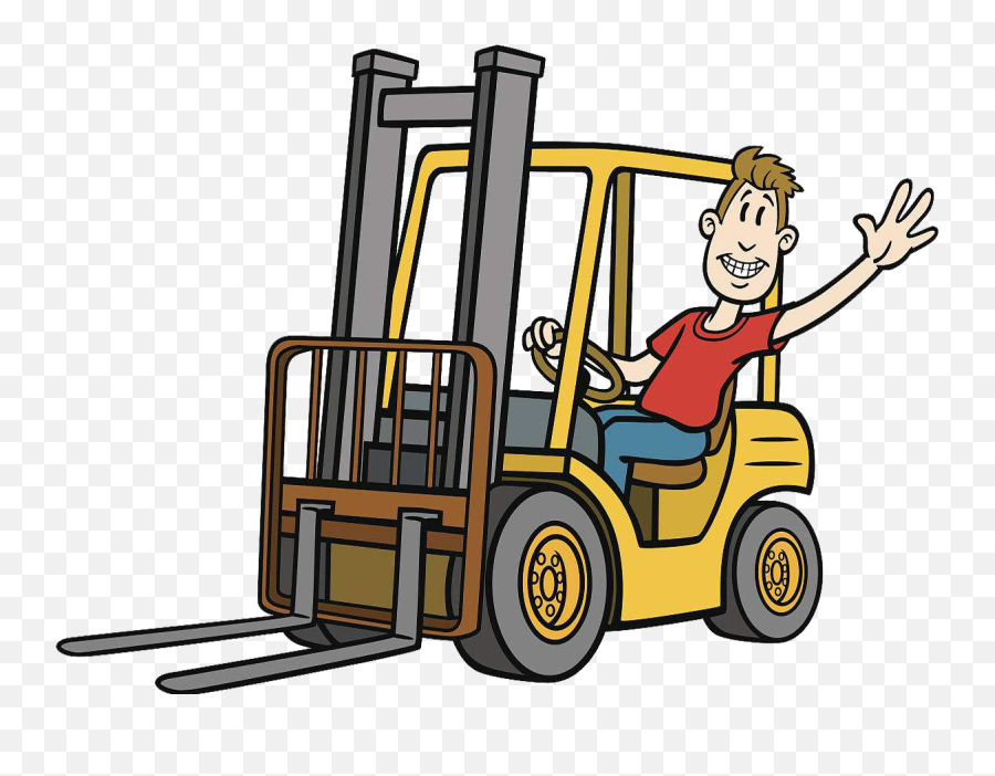 Heavy Equipment Illustration Open - Forklift Illustration Forklift Clipart Png,Forklift Png