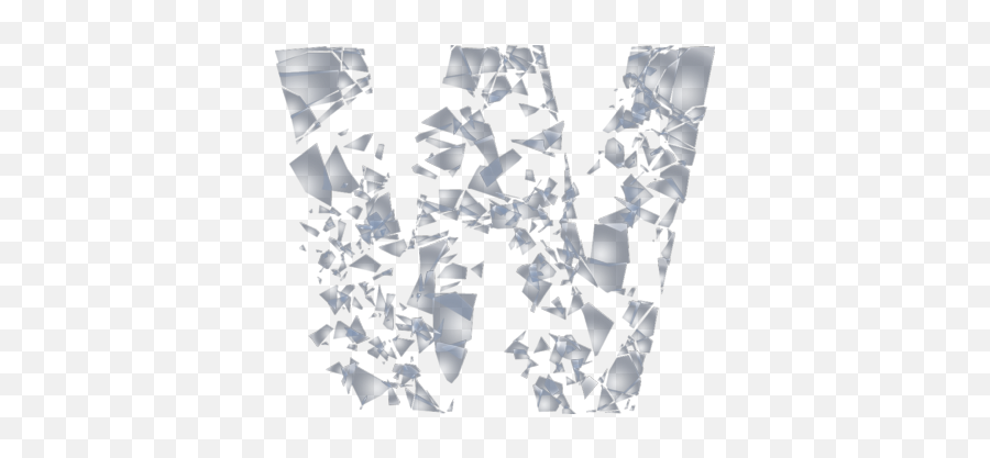 Free Broken Glass W Psd Vector Graphic - Vectorhqcom Geometric Png,Shattered Glass Effect Png